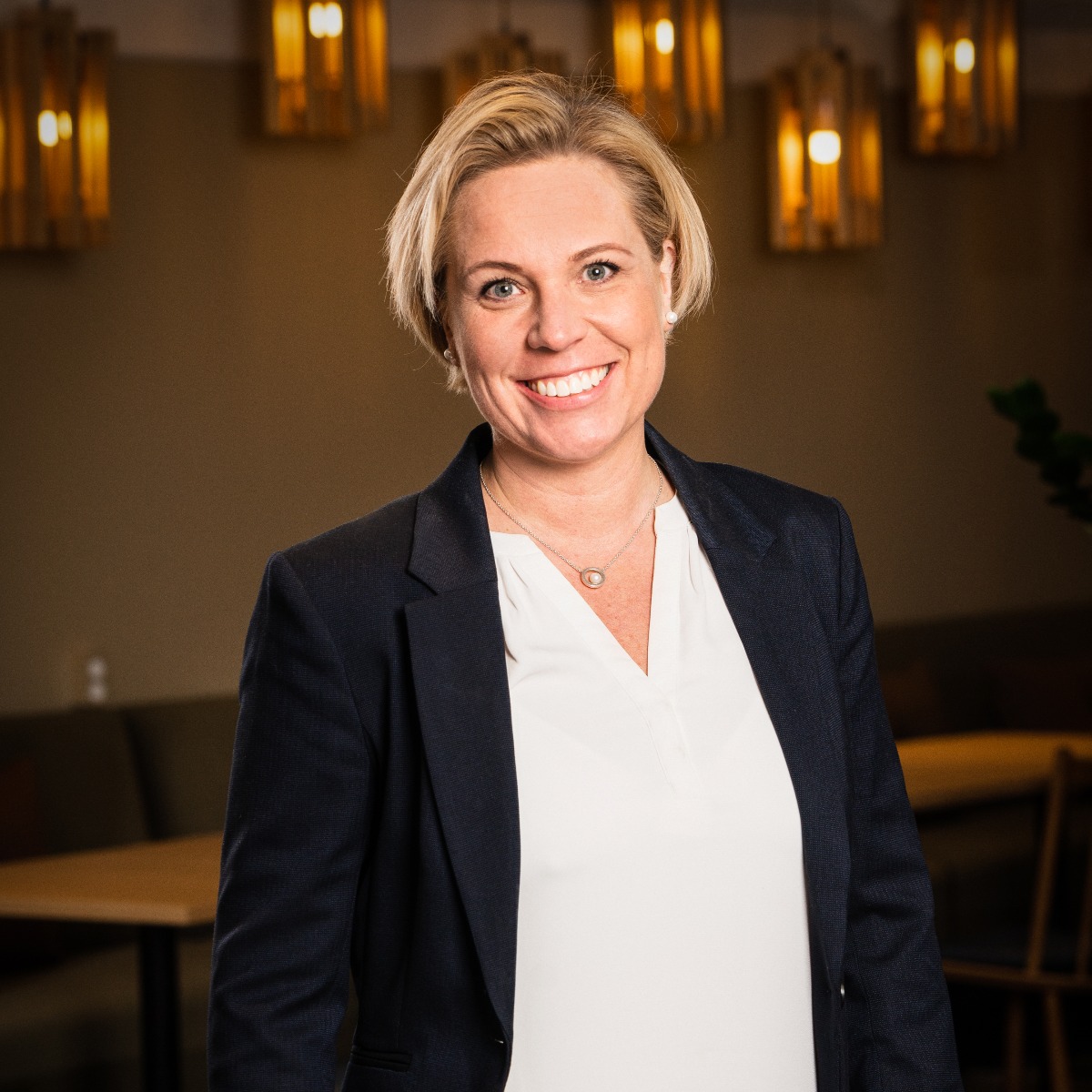 Image for teaser card with title Business Area Manager Uppsala Veronica Mentzer